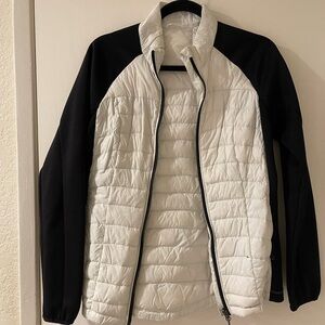 Men's Black and White Jacket